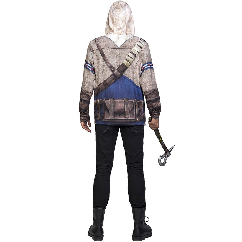 Camiseta Disfraz Ratonhnhaké Ton Assassin’s Creed adulto espalda