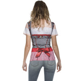 Disfraz Camiseta Alemana Oktoberfest mujer espalda