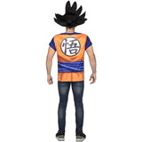 Camiseta Disfraz Son Goku adulto Dragon Ball espalda