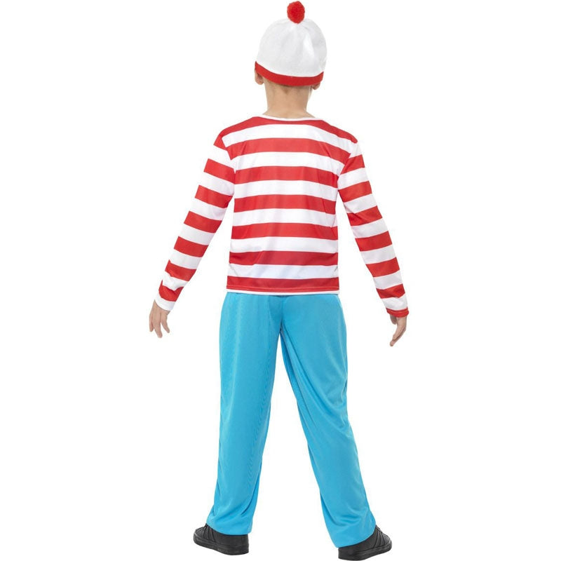 Disfraz de Dónde está Wally para niño espalda