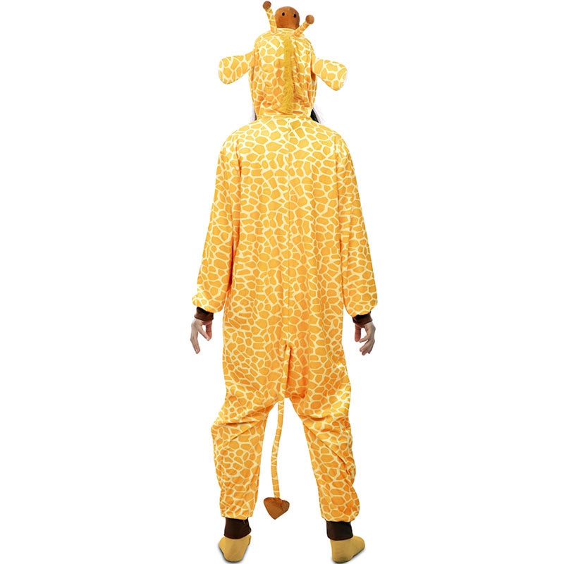 Disfraz de Jirafa Africana kigurumi infantil Espalda