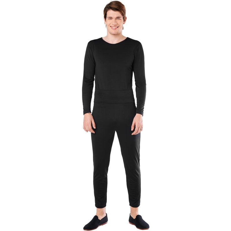 Disfraz de Maillot negro 2 piezas para hombre