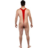 Disfraz de Mankini de Papá Noel para hombre espalda