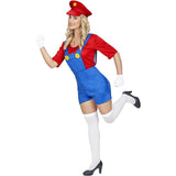 Disfraz de Mario Bros para mujer perfil