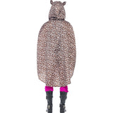 Disfraz de Leopardo Poncho Impermeable espalda