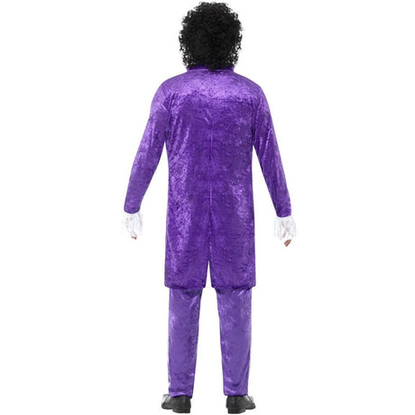 Disfraz de Prince Purple Rain para hombre espalda