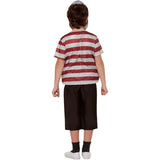 Disfraz de Pugsley Familia Addams para niño espalda