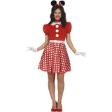 Disfraz de Ratoncita Minnie Elegante para mujer