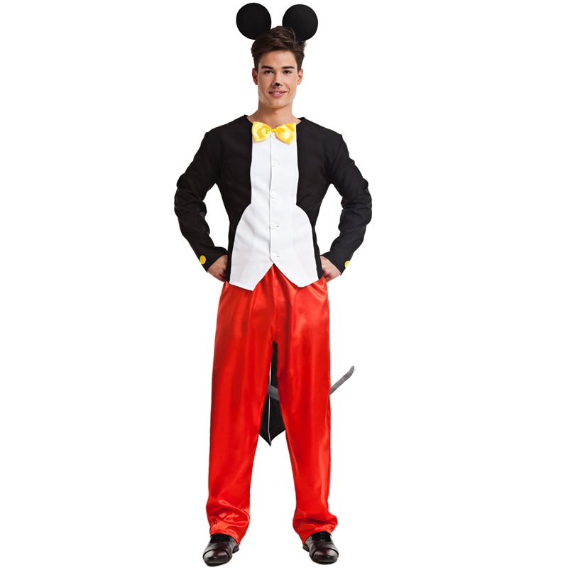 Disfraz de Ratón Mickey Mouse para hombre