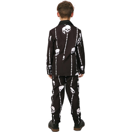 Disfraz de Traje Calaveras para niño Espalda