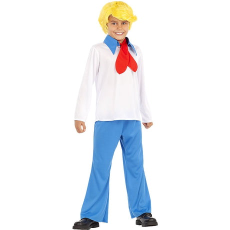 Disfraz de Fred Jones de Scooby-Doo para niño