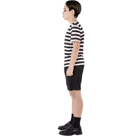 Disfraz de Pugsley Addams con manga corta para niño Perfil