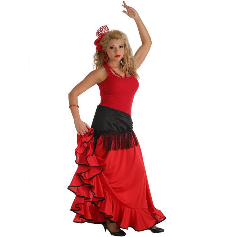 Falda Flamenca Roja