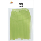 Falda tutú verde lima mujer packaging