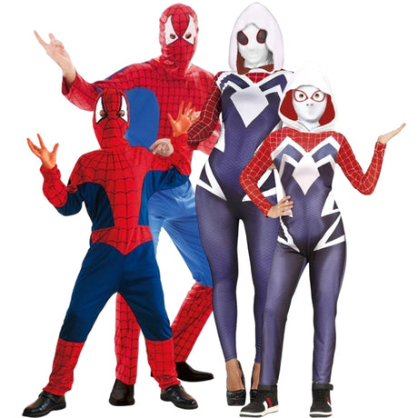 Disfraces Súper Spider para grupos y familias