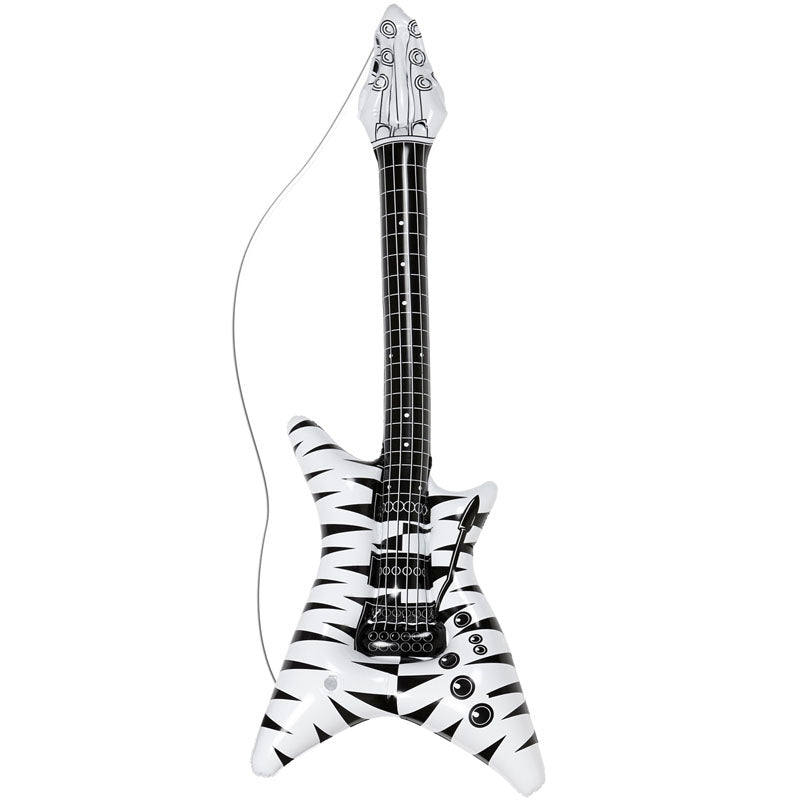 Guitarra eléctrica hinchable Rockstar packaging