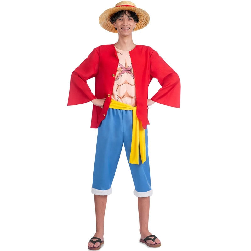 Disfraz de Luffy One Piece para hombre