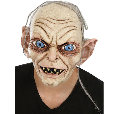 Máscara de Gollum con pelo - El Señor de los Anillos