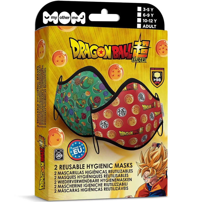 Mascarilla de Dragon Ball Z para adulto packaging