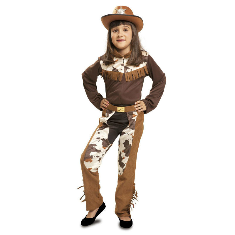 Disfraz de Vaquera Infantil Western