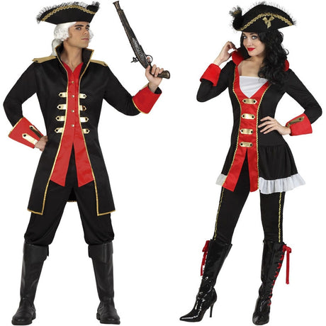 Pareja Piratas océano