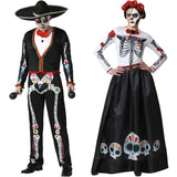 Pareja de Esqueletos Día de los Muertos