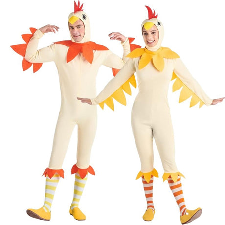 Pareja de Gallo y Gallina Deluxe