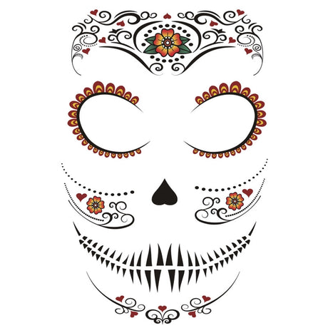 Tatuaje facial Catrina packaging